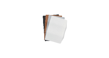 HEMA Reparatiestof 19x12cm denim wit bruin grijs zwart - 4 stuks (denim)