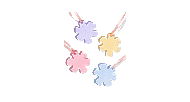 HEMA Paashangers glas bloem - 4 stuks