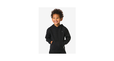 HEMA Takkie kinderhoodie sweatstof zwart (zwart)
