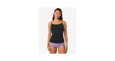 HEMA Dameshemd katoen spaghettibandjes zwart (zwart)