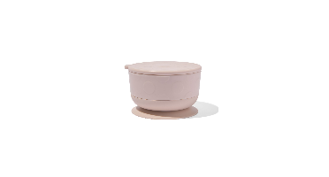 HEMA Schaaltje met afneembare zuignap en deksel beige