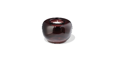 HEMA Theelichthouder glas retro bruin (bruin)