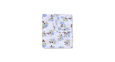 HEMA Tafelkleed 140x240cm katoen bloemen groen-blauw (multicolor)
