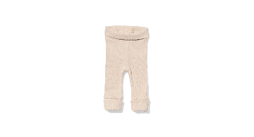 HEMA Newborn meegroei legging LENZING™ ECOVERO™ rib zand (zand)