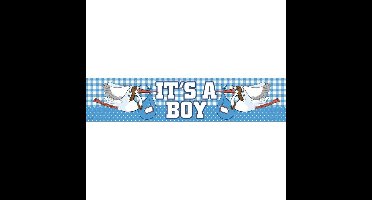 Folie Banner Geboorte Jongen (2,5m)