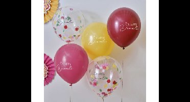 Ballonnen Happy Diwali (5st)