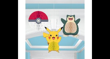Honeycomb Hangdecoratie Pokemon (3st)