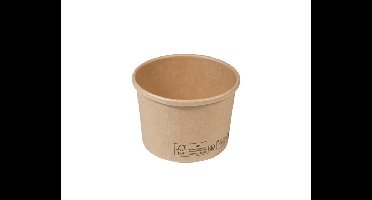 Kartonnen Soepkom Kraft - 240ml - 25 stuks