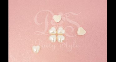 Decoratie Parel Hart (100st)