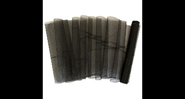 Decoratiestof Organza Zwart (30x500cm)