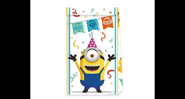 Papieren Zakjes Minions - 4 stuks