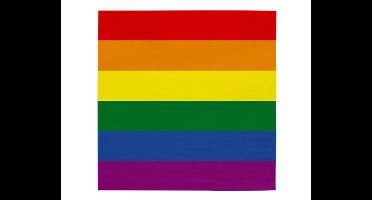 Servetten Regenboog - 33x33cm - 20 stuks