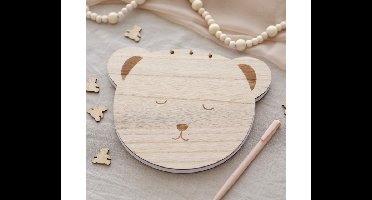 Houten Gastenboek Teddy Beer Ginger Ray