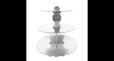 KartonnenÉtagère Metallic Zilver