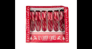 Candy Canes Rood&Wit - 12 stuks