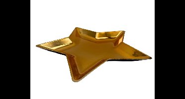 Serveerschaal Ster Goud - 24x24cm