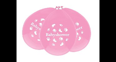 Ballonnen'Babyshower'Roze (6st)