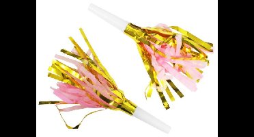 Tassel Toeter Roze (6st)