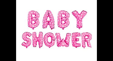 Folieballon Babyshower Roze