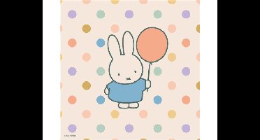 Servetten Nijntje Pastel - 33cm - 20 stuks