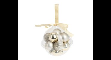 Mini Kerstballen Goud 40mm - 14 x 40 mm - 14 stuks