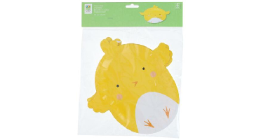 Papieren Borden Pasen - Kuiken - 6 stuks