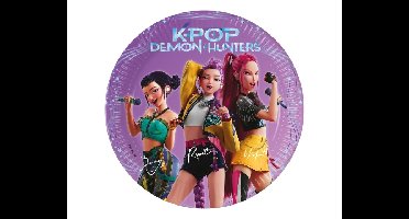 Bordjes KPop Demon Hunters - 20cm - 8 stuks