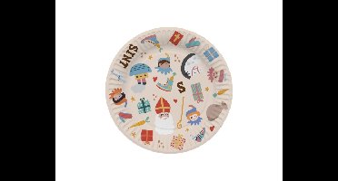 Borden - Sint&Pieten -Ø18cm - 8 stuks