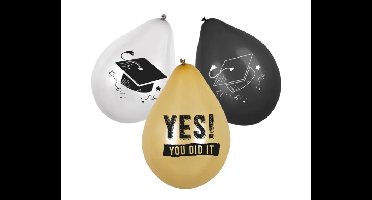 Ballonnen Yes You Did It - 6 stuks