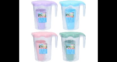 Waterkan met 6 bekers - Cuisine Elegance