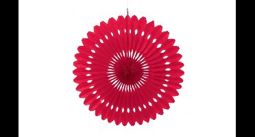 Deco Waaier XL Rood (2st)