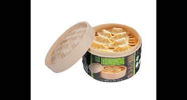 Stoommand twee lades met deksel