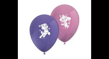 Ballonnen Paw Patrol Skye&Everest - 8 stuks