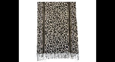 Sjaal Panterprint Grijs - 190x70cm