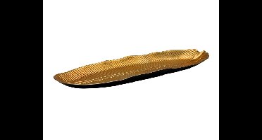 Serveerschaal Blad Goud - 40x13cm