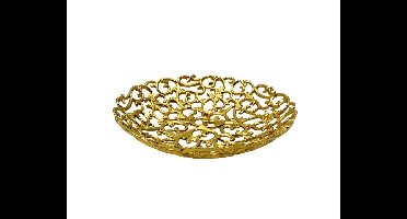 Mini Barok Schaal Goud - 8cm - 12 stuks