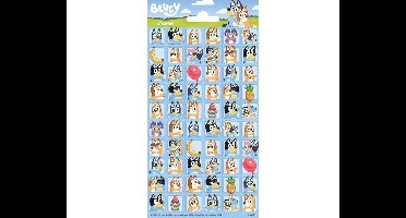Mini Stickers Bluey - 60 stuks