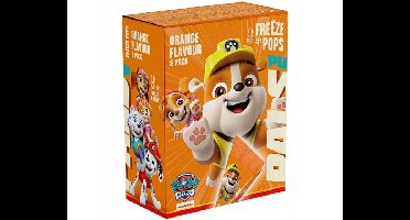 Freeze Pops Sinaasappel Paw Patrol - 62ml - 8 stuks