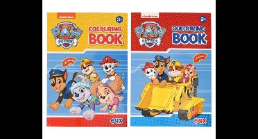 Kleurboek Paw Patrol +stickers A4 - 64 Pagina's
