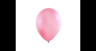 Mini Metallic Ballonnen Neon Roze - 11cm - 20 stuks