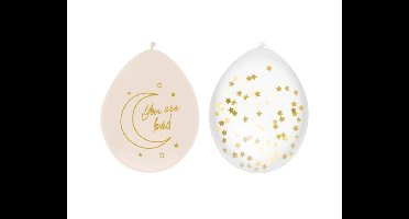 Ballonnen Baby Safari Nude'You Are Loved'(6st)