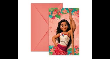 Uitnodigingen Vaiana Sailing Spirit - 6 stuks