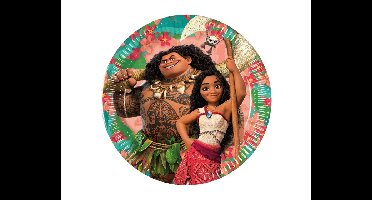 Bordjes - Vaiana Sailing Spirit - 20cm - 8 stuks