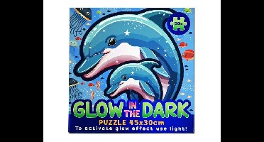 Glow in the Dark Puzzel Onderwaterwereld - 45x30cm - 50 stuks