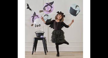 Ballonnen Halloween Vampier&Heks (5st)