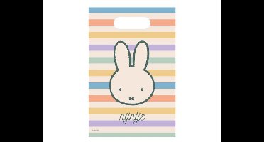 Uitdeelzakjes Nijntje Pastel - 6 stuks