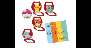 Uitnodigingen Pokemon - 8 stuks