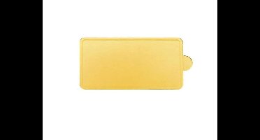 Gebakskarton Rechthoek Goud (20st)