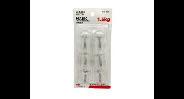 Plakhaak Transparant (6st)