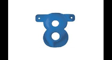 Letterslinger 8 Blauw